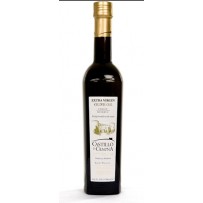 The Castillo de Canena Picual Family Reserve has a beautiful, clean, intense, golden yellow colour with warm greenish gleams. To the nose it appears as complex and peculiar, rich in elegant artichokes, eucalyptus, lettuce notes and mint, basil and rosemar