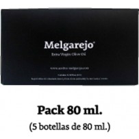 Packung von 5 Glasflaschen Melgarejo Selection 80 ml.
